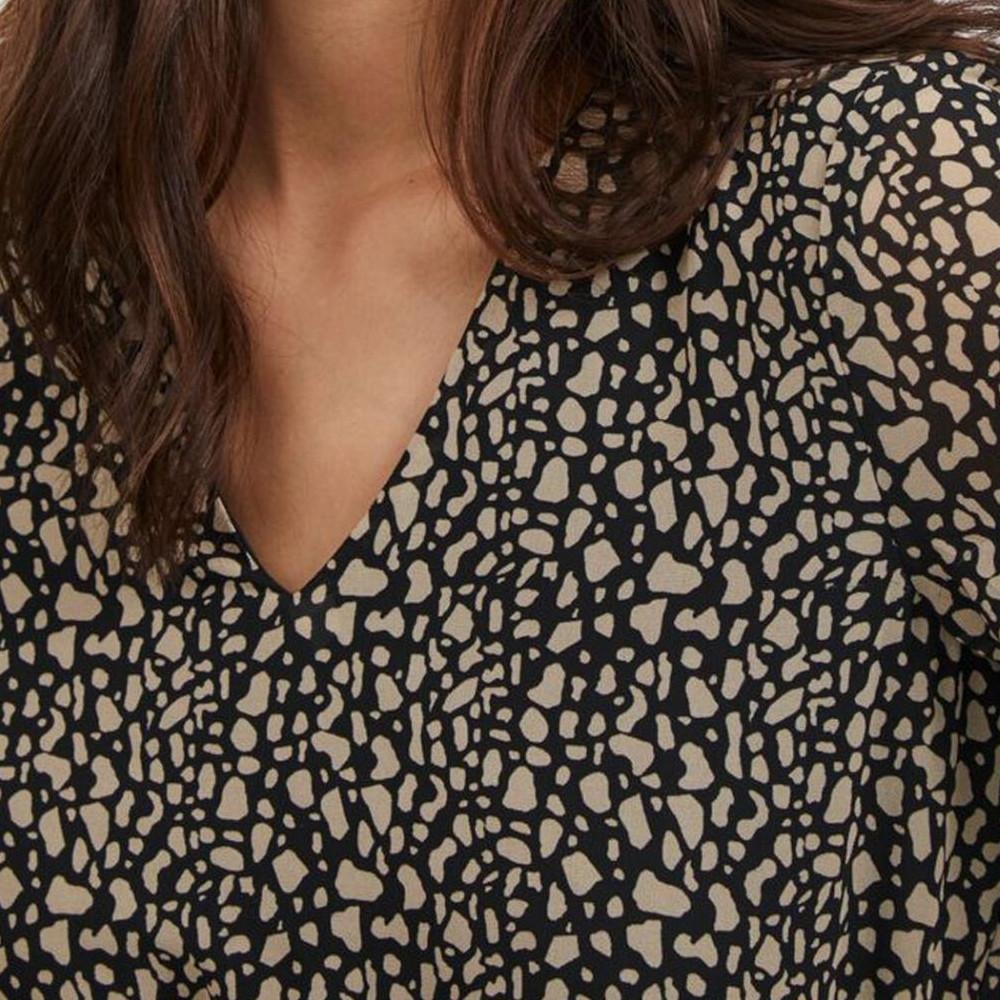 Robe Imprimée Noire Femme Vila Viadeline vue 3