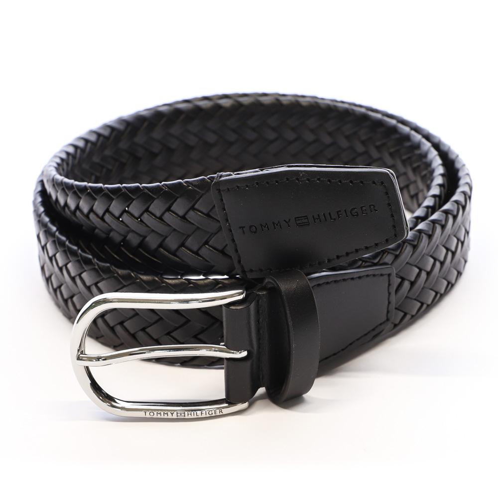 Ceinture Noire Femme Tommy Hilfiger Business pas cher