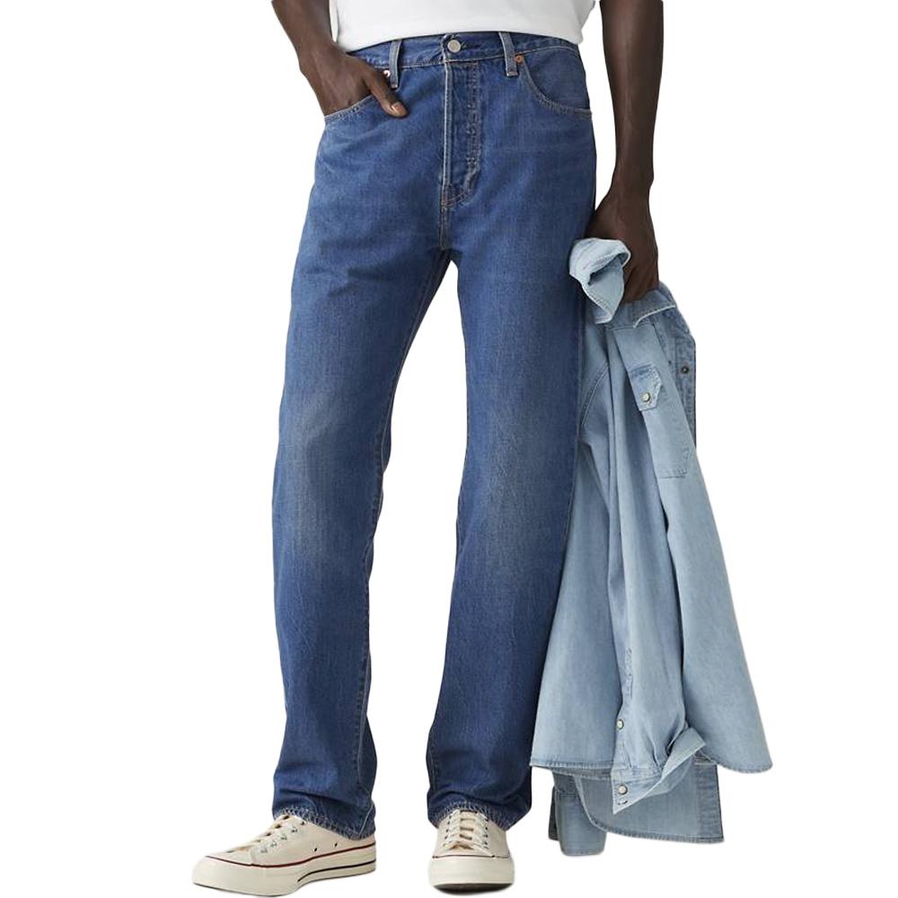 501 Original Mid Blue Men's Levi's Original Fit Dark Jeans affordable