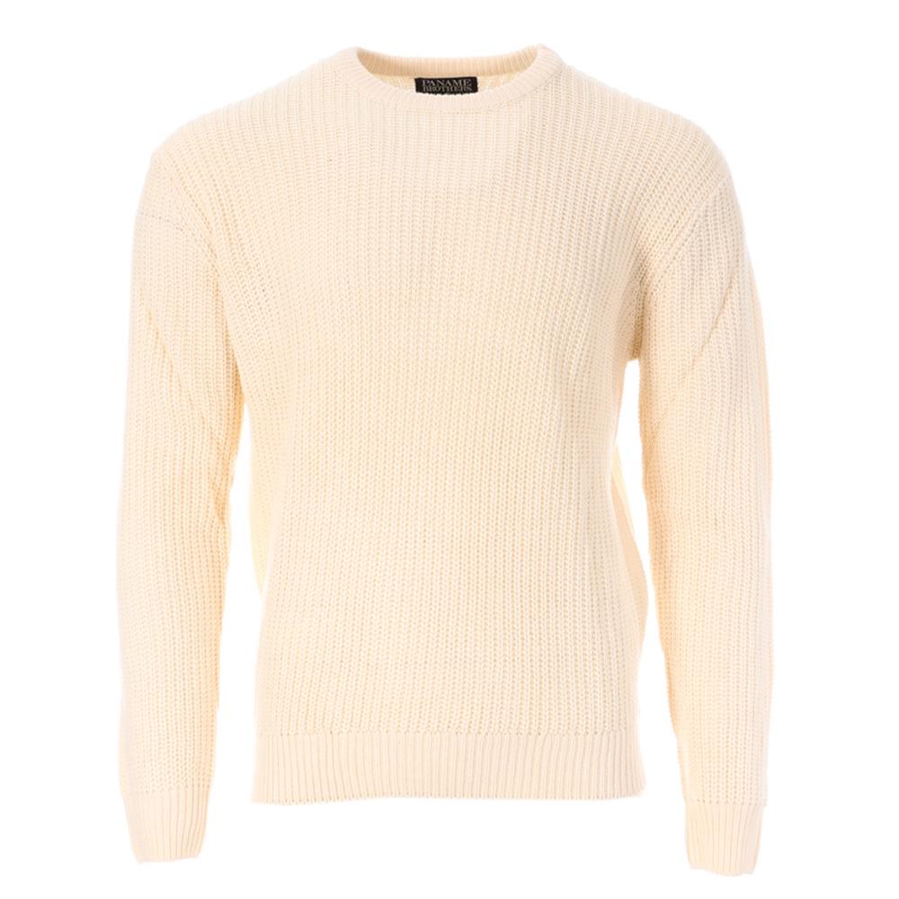Pull Écru Homme Paname Brothers 1011 pas cher