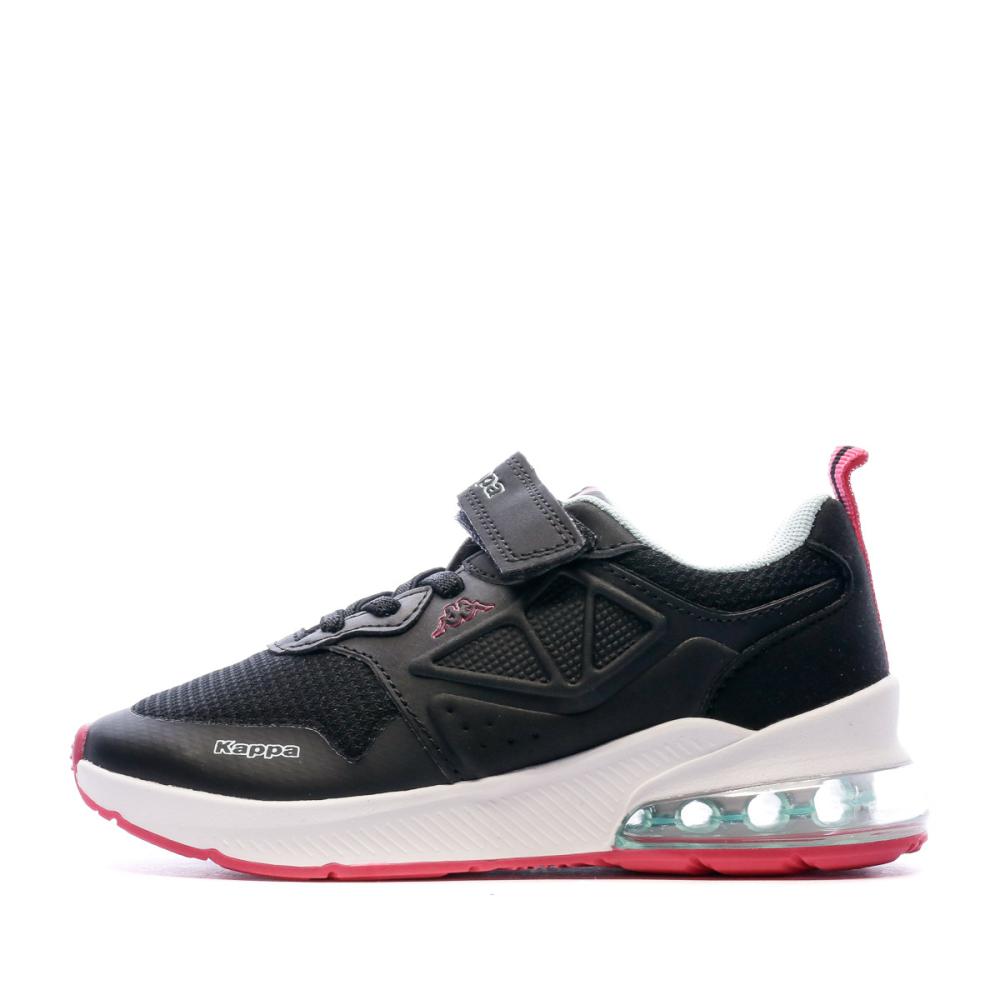 Baskets à scratch Noir/Rose Fille Kappa Splinter pas cher