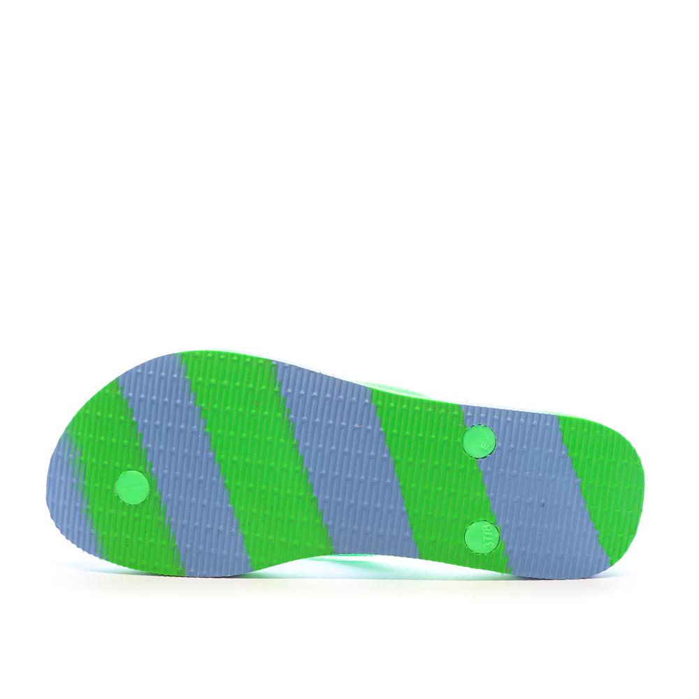 Tongs Bleu/Vert Femme Havaianas Slim Color Fun Infrad vue 2