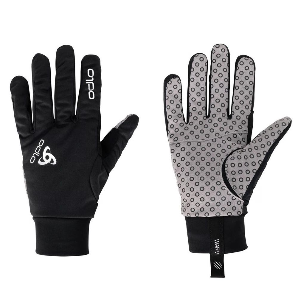 Gants Noir Mixte Odlo Aeolus Warm pas cher