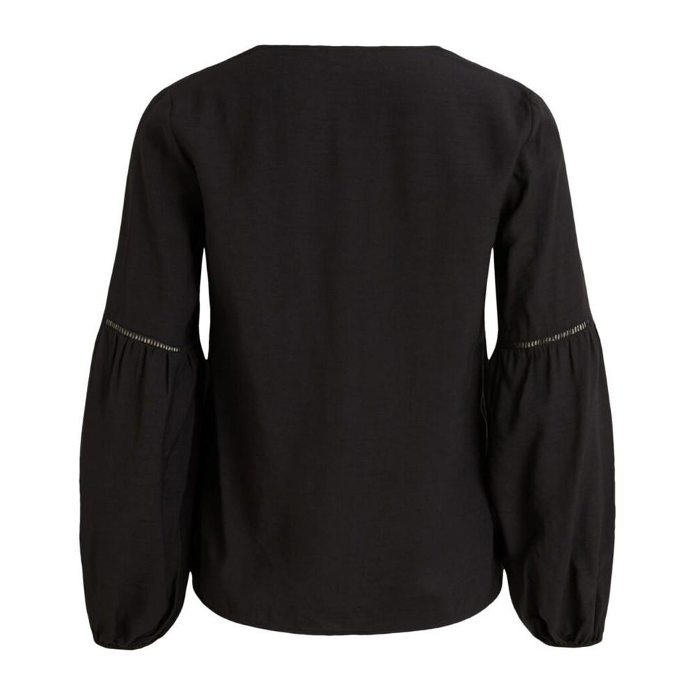 Blouse Noir Femme Vila VIHEDVIG vue 2