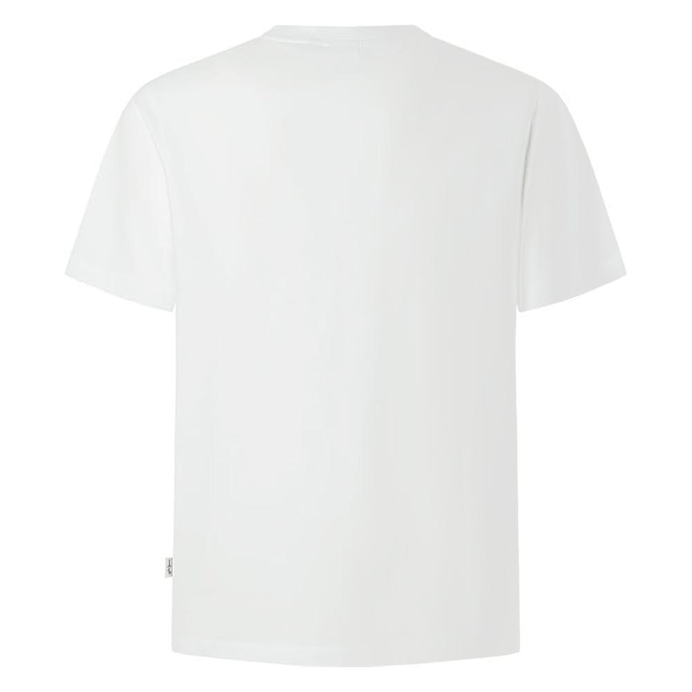 T-Shirt Blanc Homme Pepe jeans Contrast Connor vue 2