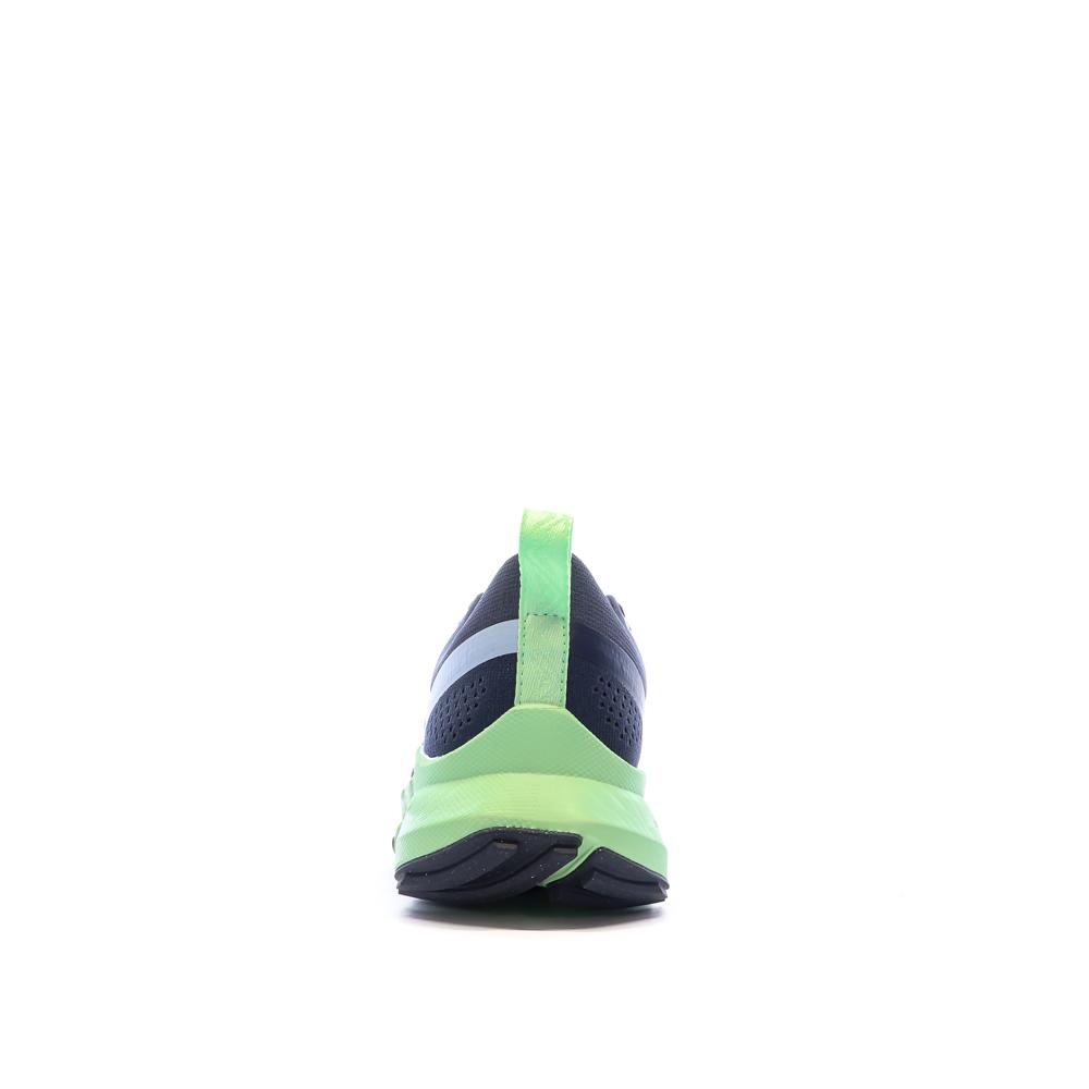 Chaussure trail Marine/Vert Homme Nike React Pegasus vue 3