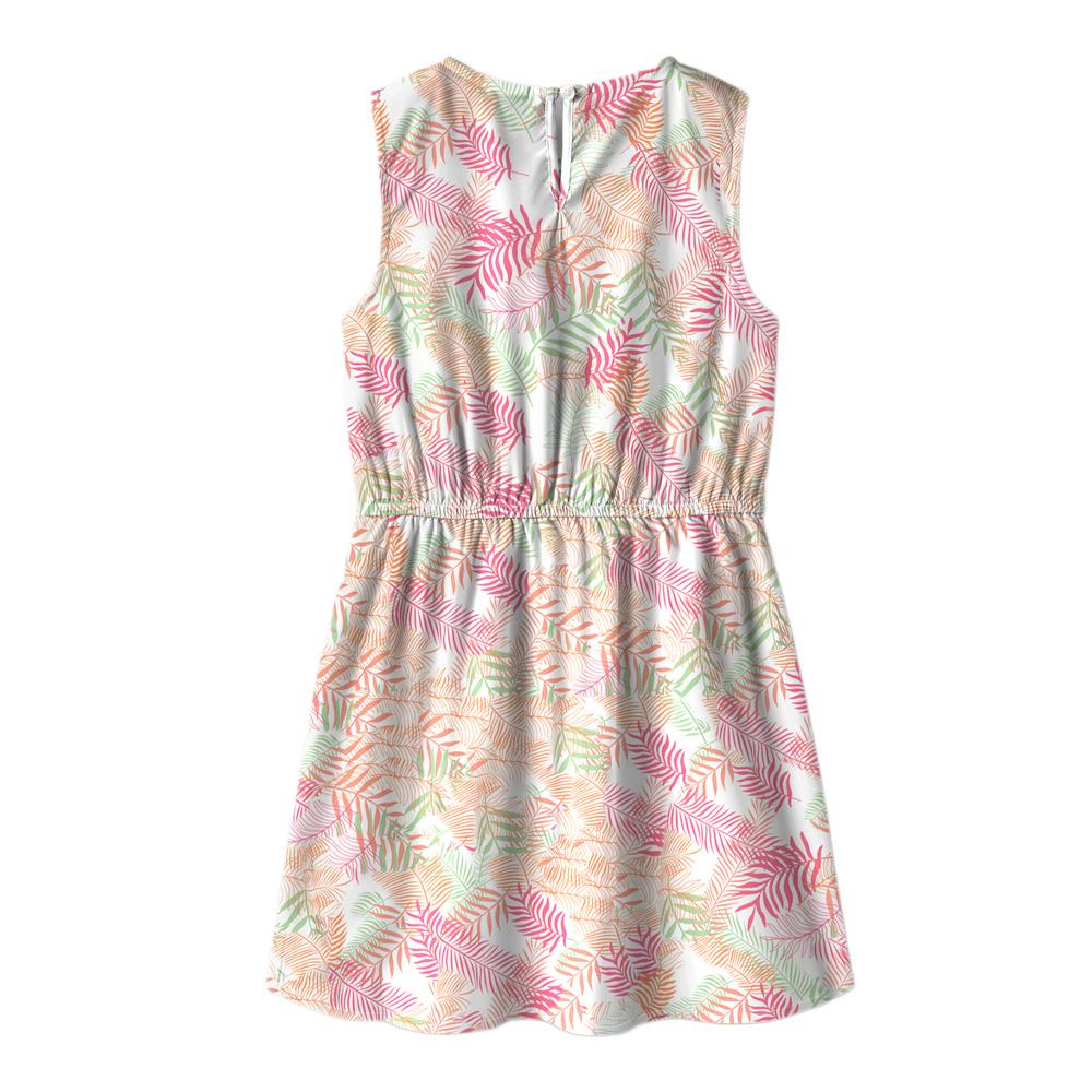 Robe Blanc/Rose/Vert Fille Name it Spencer vue 2