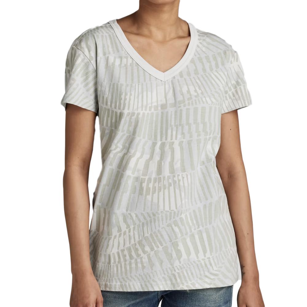 Graues T-Shirt Frau All Over Print D21210 günstig