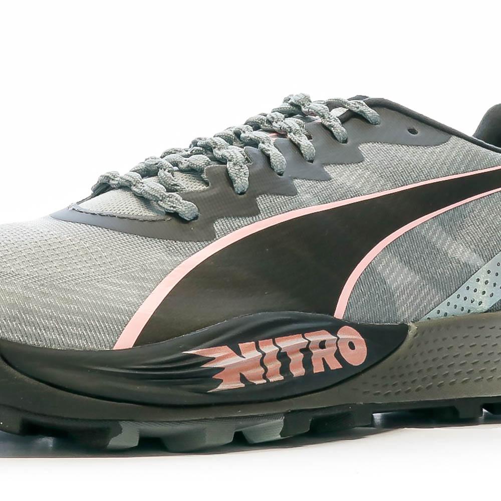 Chaussures de Running Gris Femme Puma Fast-trac Apex vue 7
