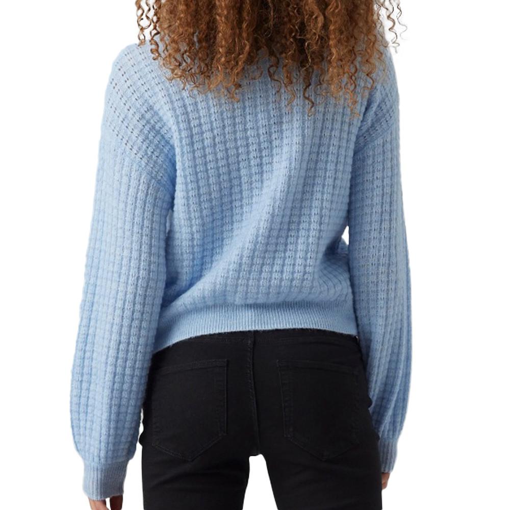 Pull Bleu Femme Vero Moda Melisa vue 2