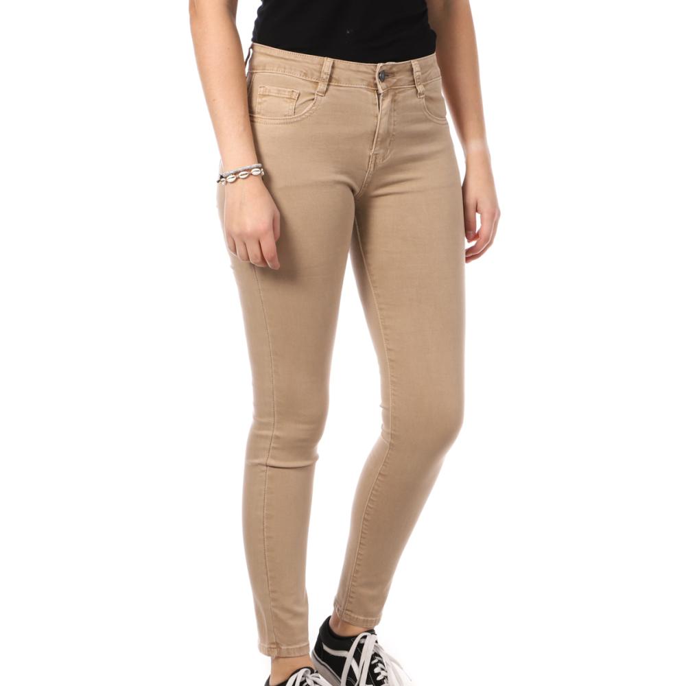 Jean Skinny Push Up Beige Femme My Tina's 260 pas cher