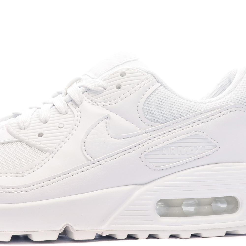 Baskets Blanche Femme Nike Air Max 90 vue 7