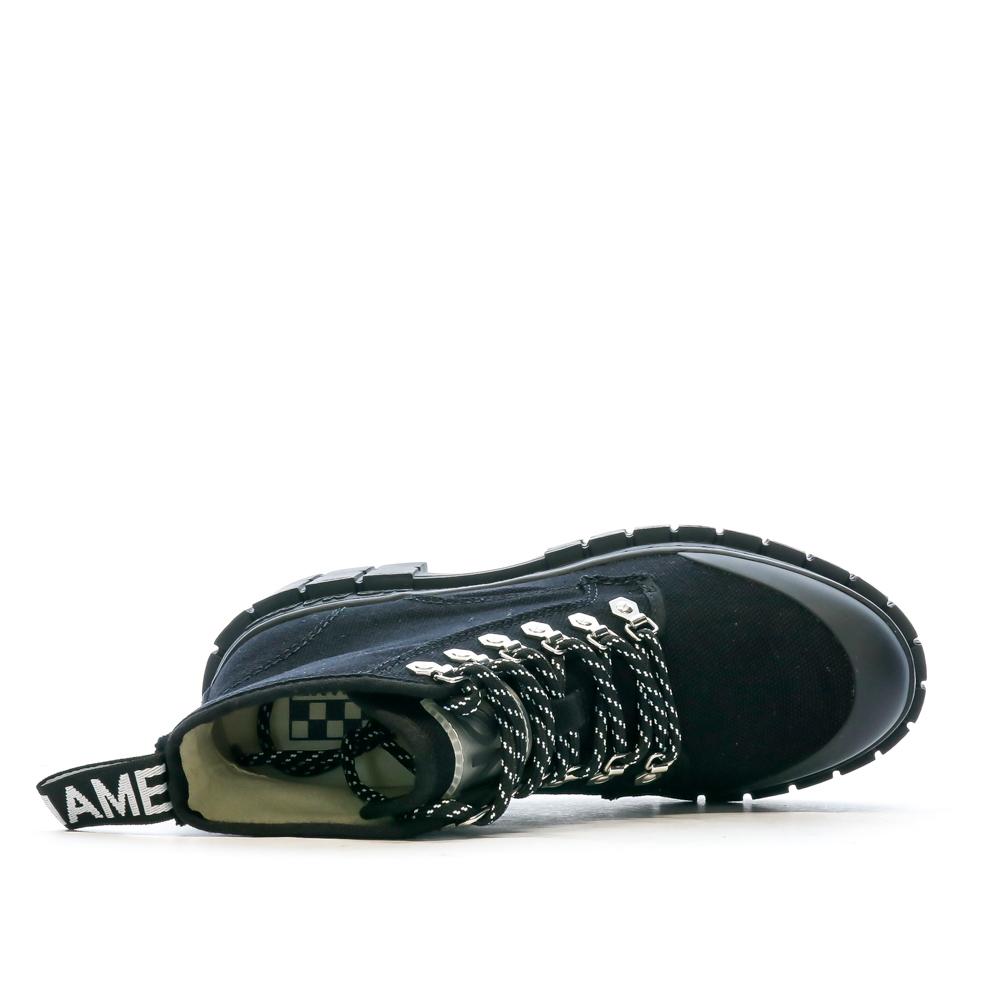 Boots Noir Femme No Name Kross Lows vue 7