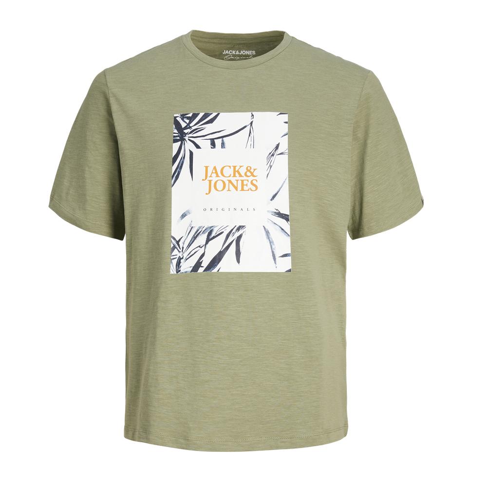 T-shirt Vert Homme Jack & Jones 12255042 pas cher