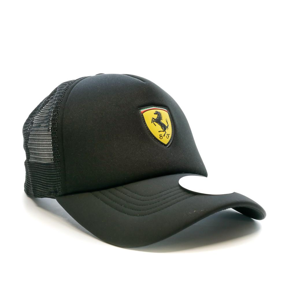 Casquette Noir Homme Puma Ferrari Race Trucker vue 2