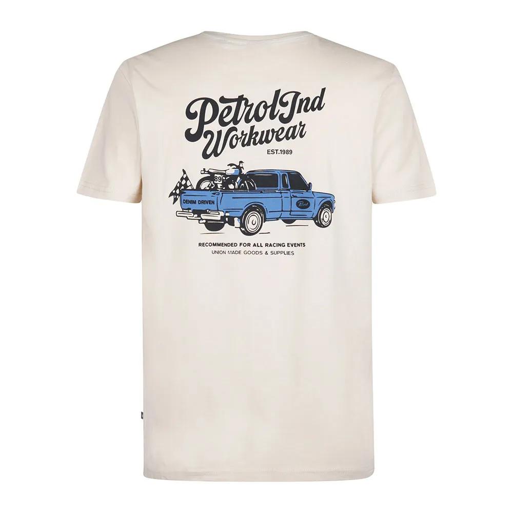 T-Shirt Blanc/Bleu Homme Petrol Industries Classic vue 2