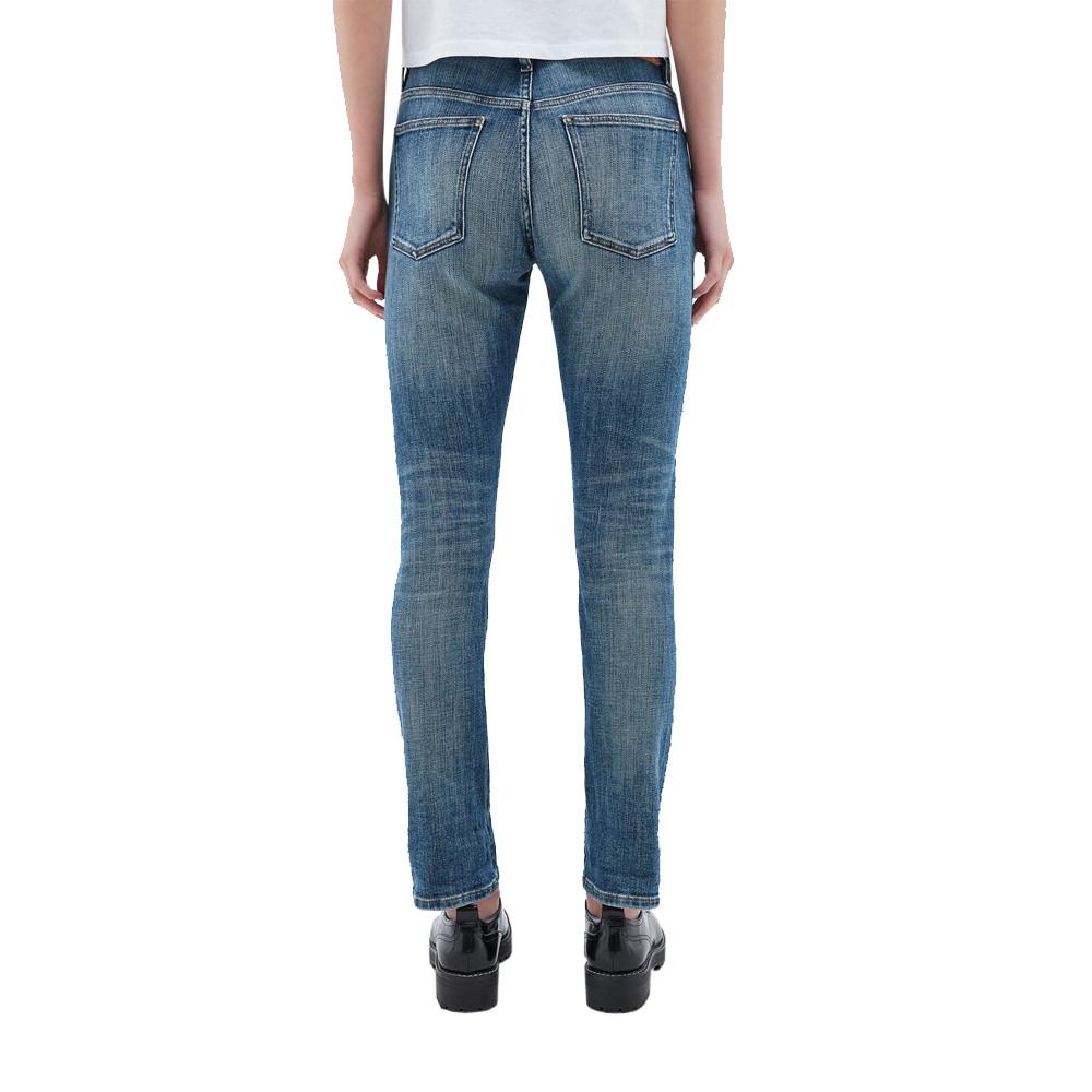 Jeans Taille Haute Bleu Femme Teddy Smith Zoe vue 2