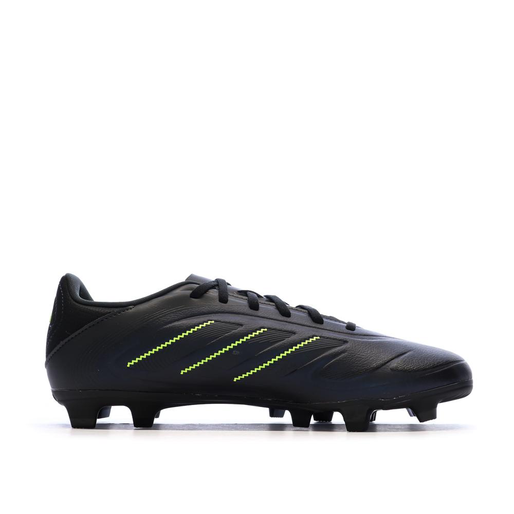Zapatillas de fútbol negras/amarillas Adidas Copa Pure III Club FG/MG ver 2