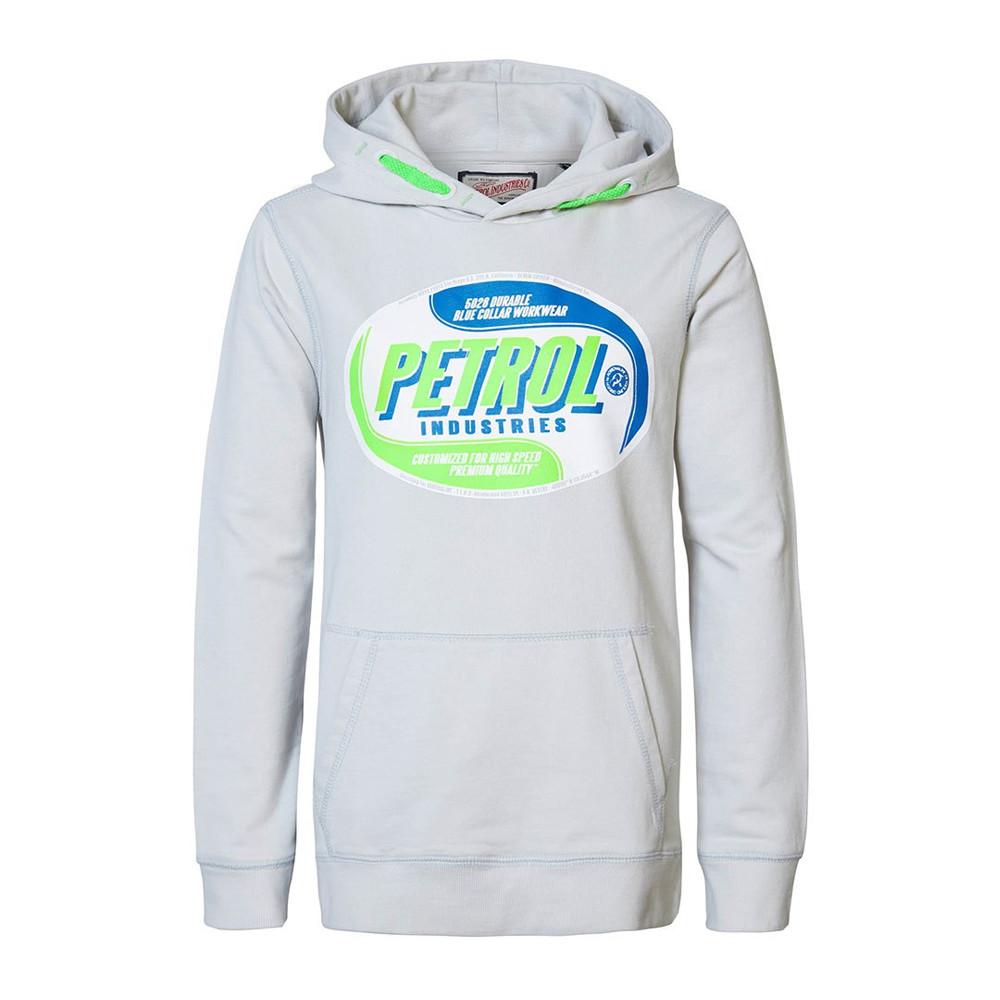 Sweat Gris clair Homme Petrol Industries Hooded pas cher