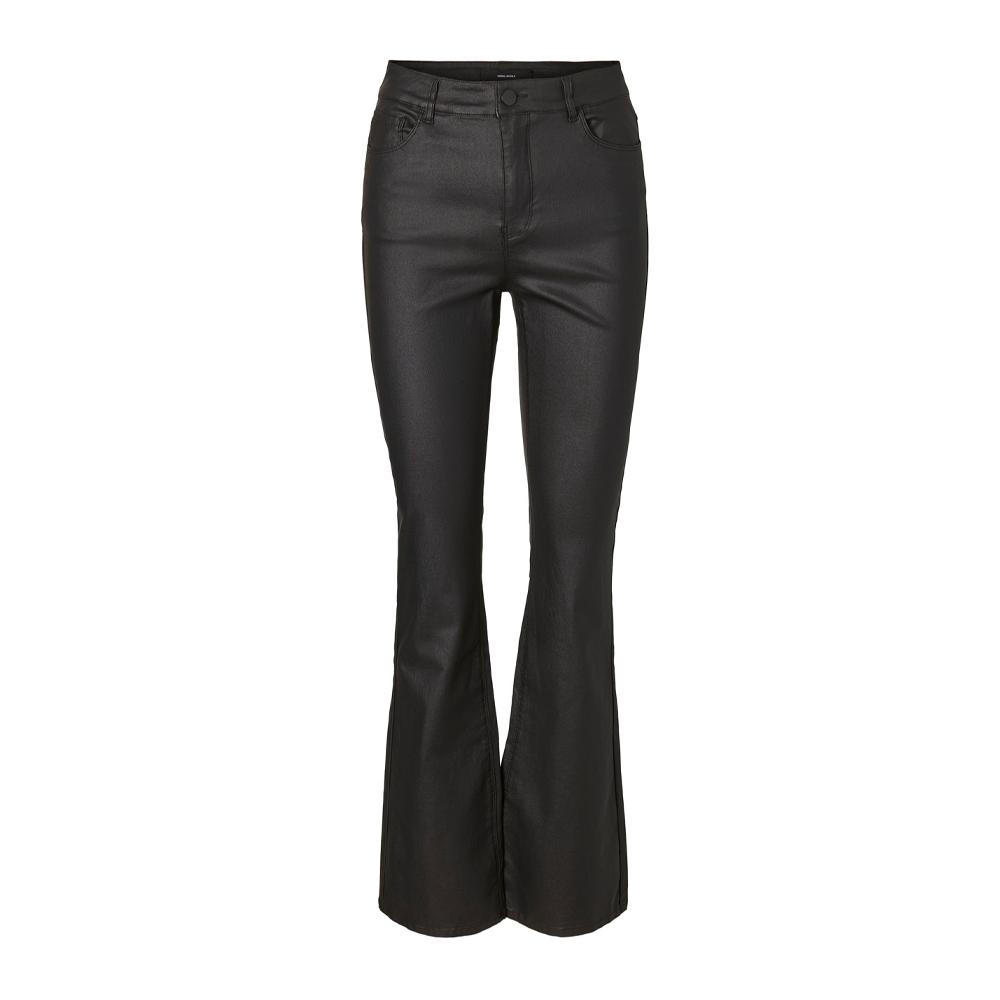 Pantalon Simili Noir Femme Vero Moda Curve Siga Hr pas cher