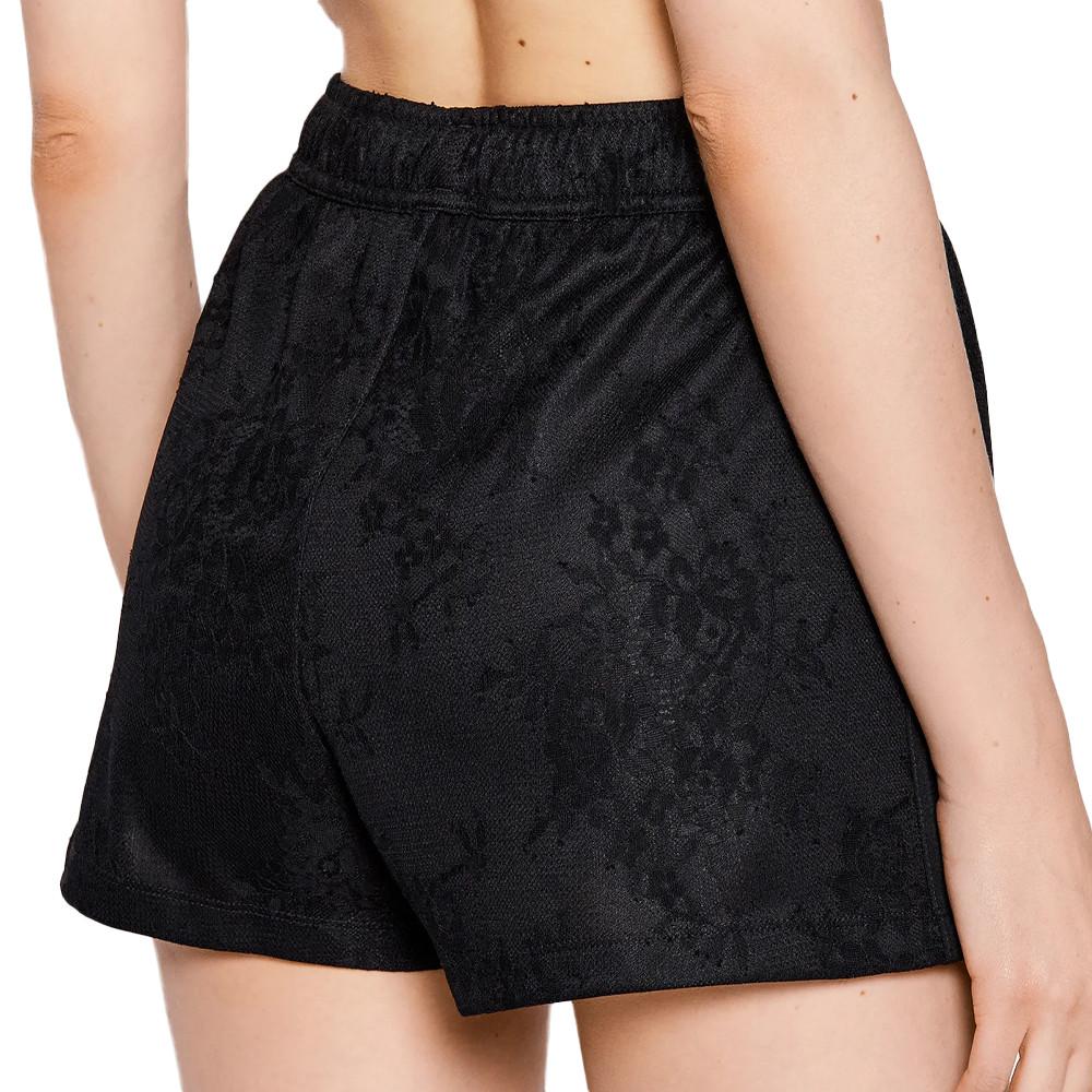 Short Noir Femme Adidas Lace vue 2