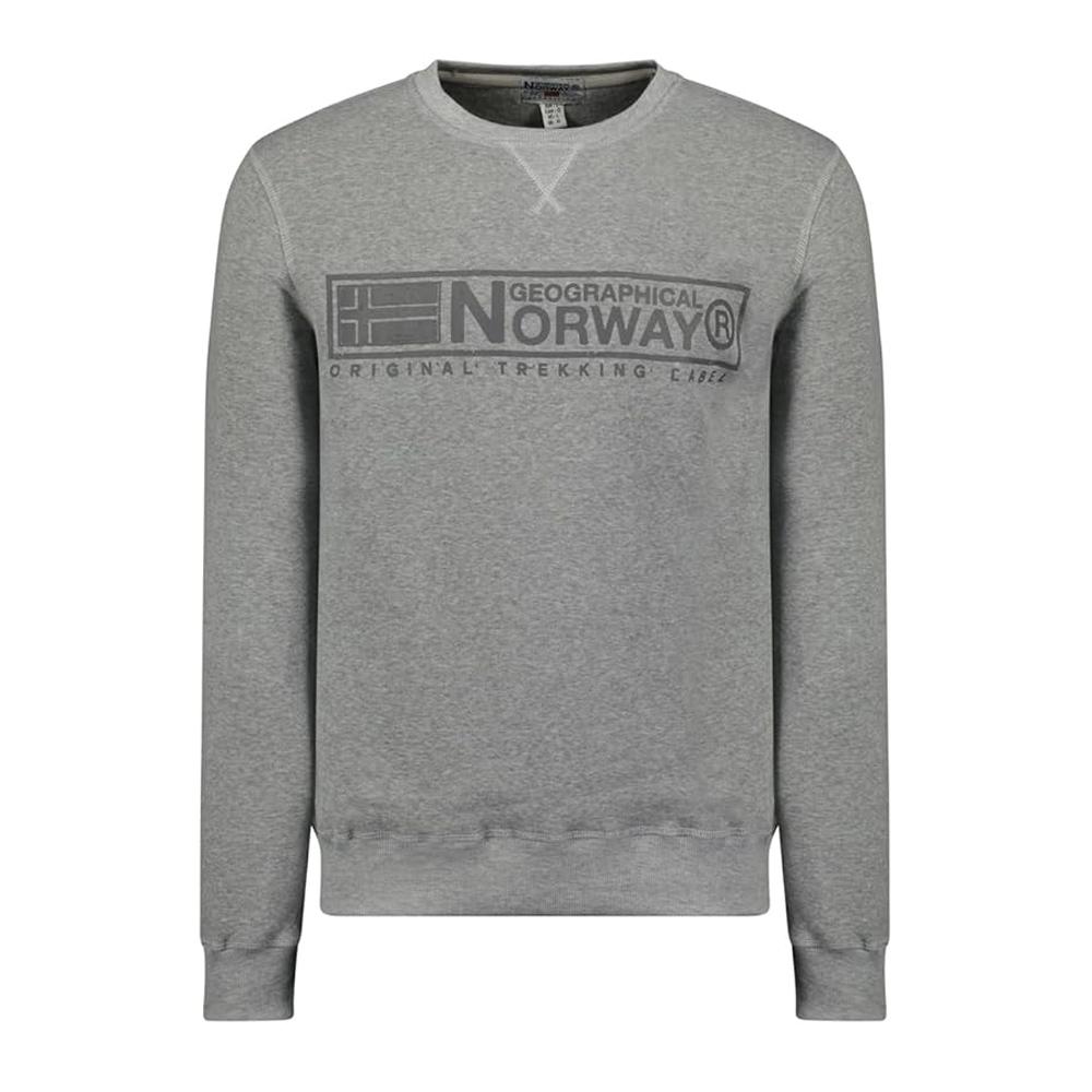 Sweat Gris Homme Geographical Norway Gantoines pas cher