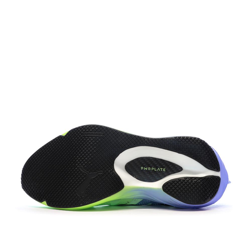 Chaussures de running Bleu/Vertes Femme Puma Fast-fwd vue 5