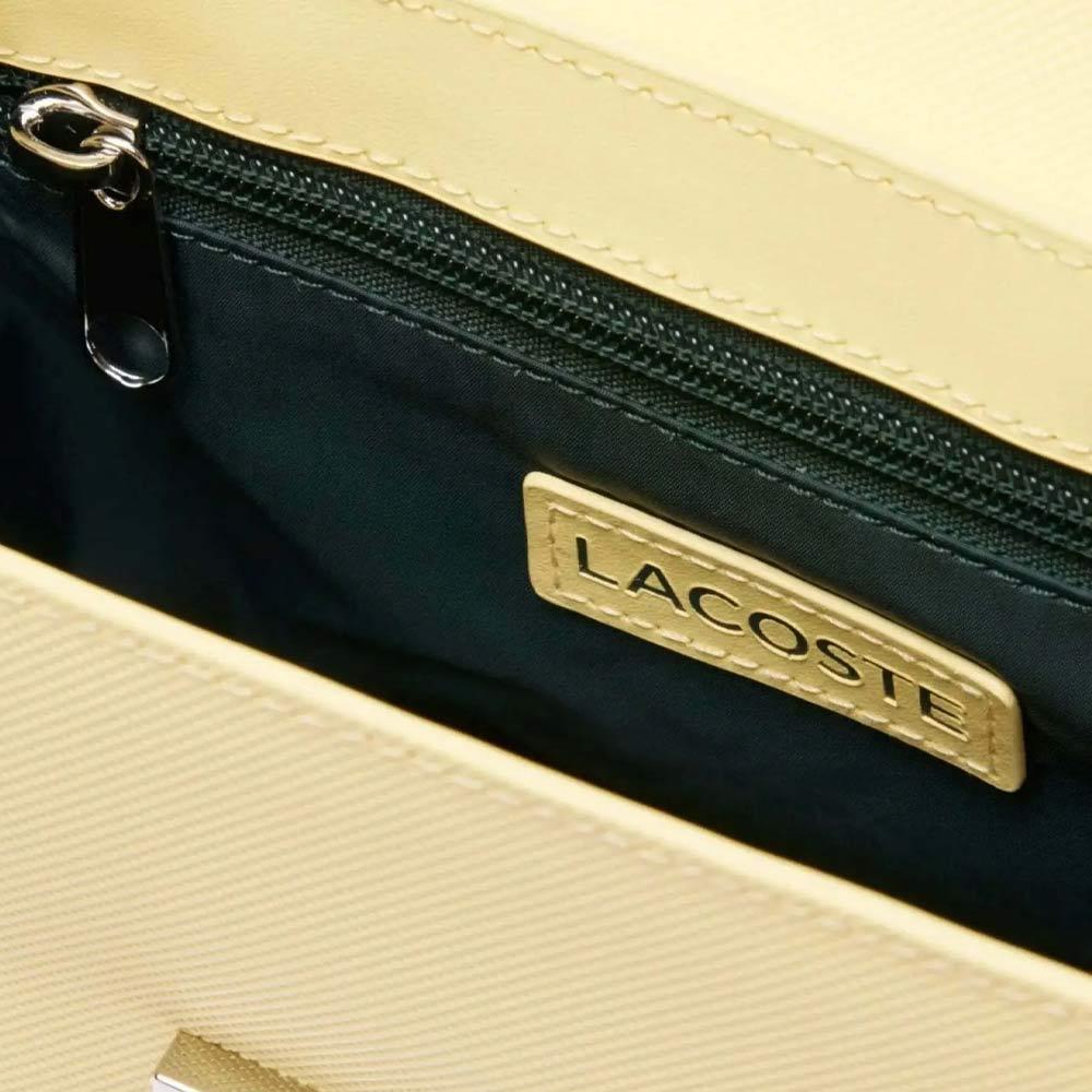 Sac à bandoulière Jaune Femme Lacoste CITY vue 3