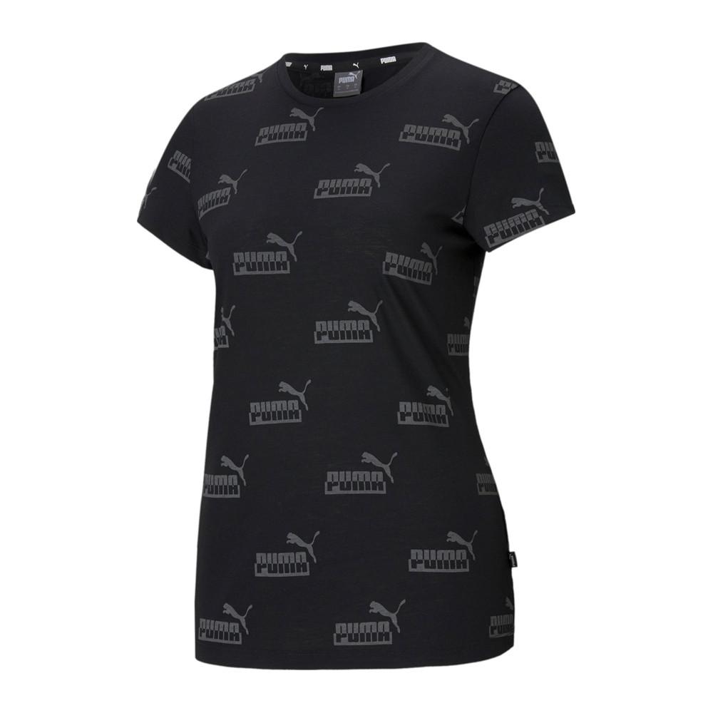 T-Shirt Noir Femme Puma Amplified AOP pas cher