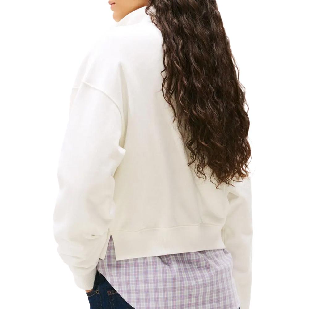 Sweat Blanc Femme Tommy Hilfiger Bxy vue 2