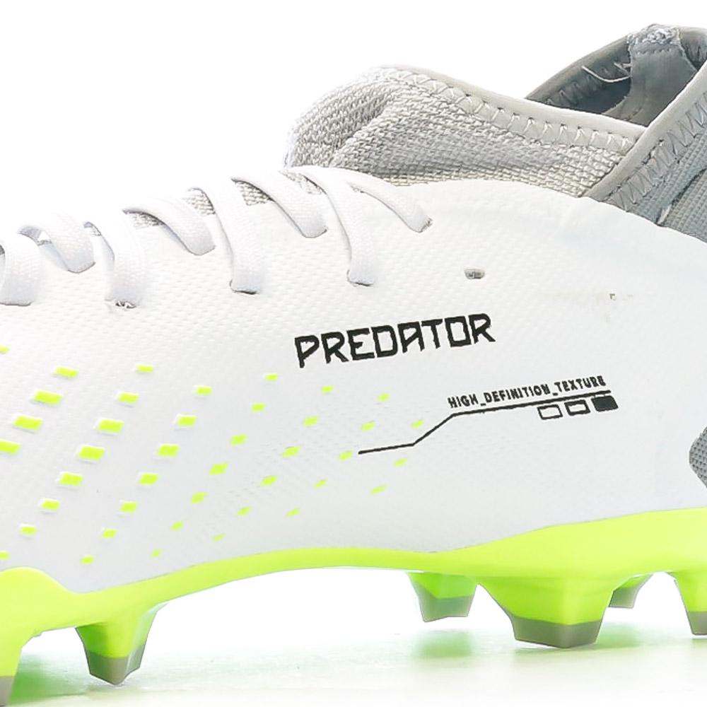 Chaussures de foot Blanc/Vert Homme Predator Accuracy.3 FG vue 7