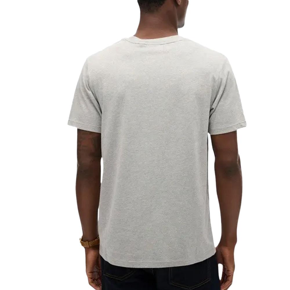 T-Shirt Gris Homme Superdry Vl vue 2