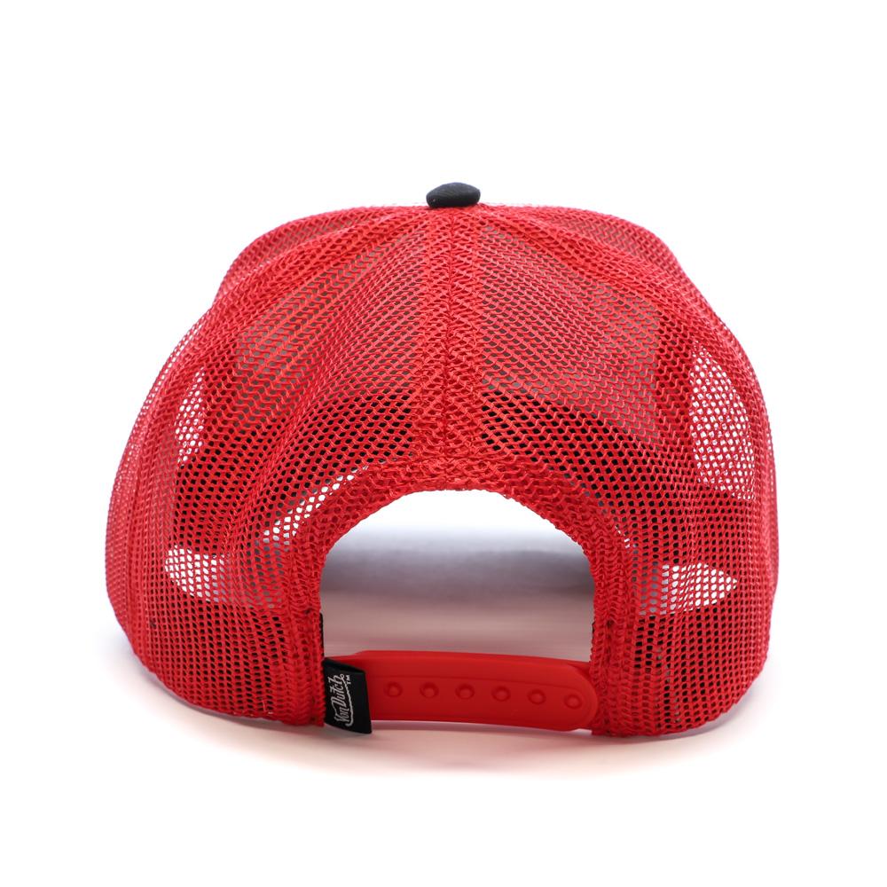 Casquette Rouge/Noir Homme Von Dutch PAT vue 3
