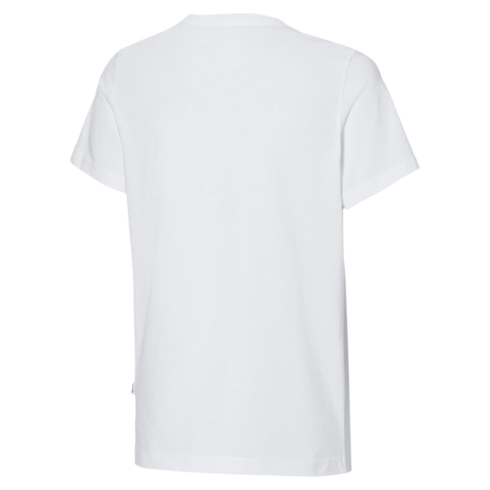 T-shirt Blanc Garçon Puma Essential vue 2