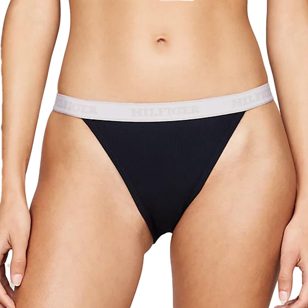 String Noire Femme Tommy Hilfiger Dark pas cher
