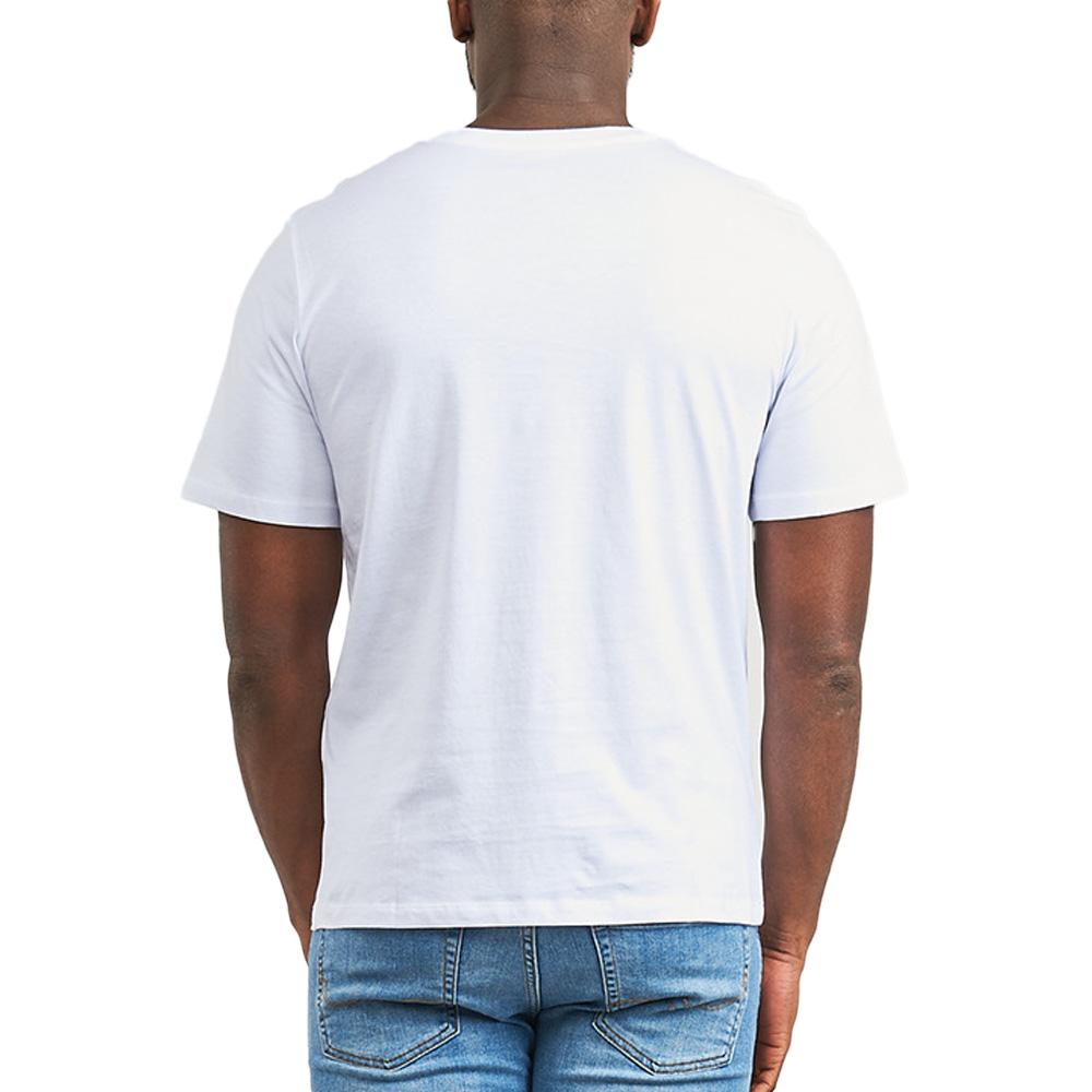 T-shirt Blanc Homme Jack & Jones Whcorp vue 2