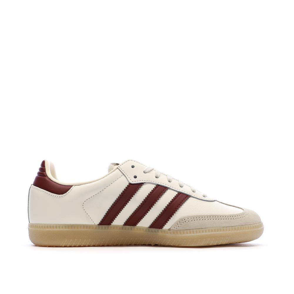 Adidas Samba Écru/Bordeaux Femme OG vue 2
