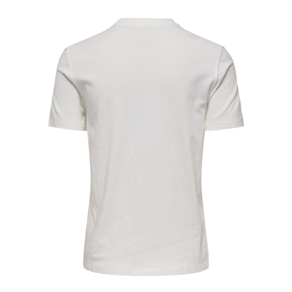 T-shirt Blanc Femme Only Rosemary vue 2