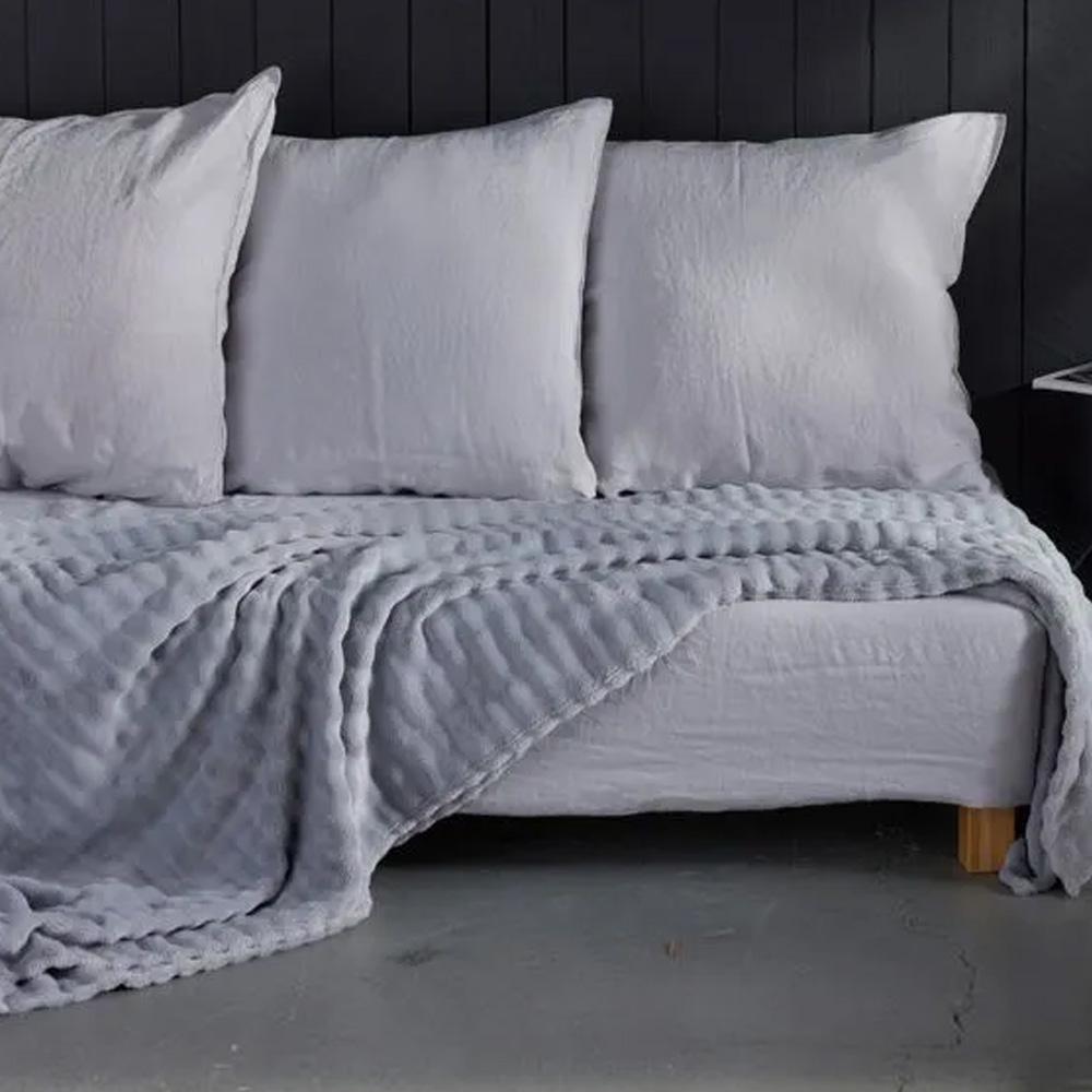 Plaid Gris XL Today 130x180cm vue 2