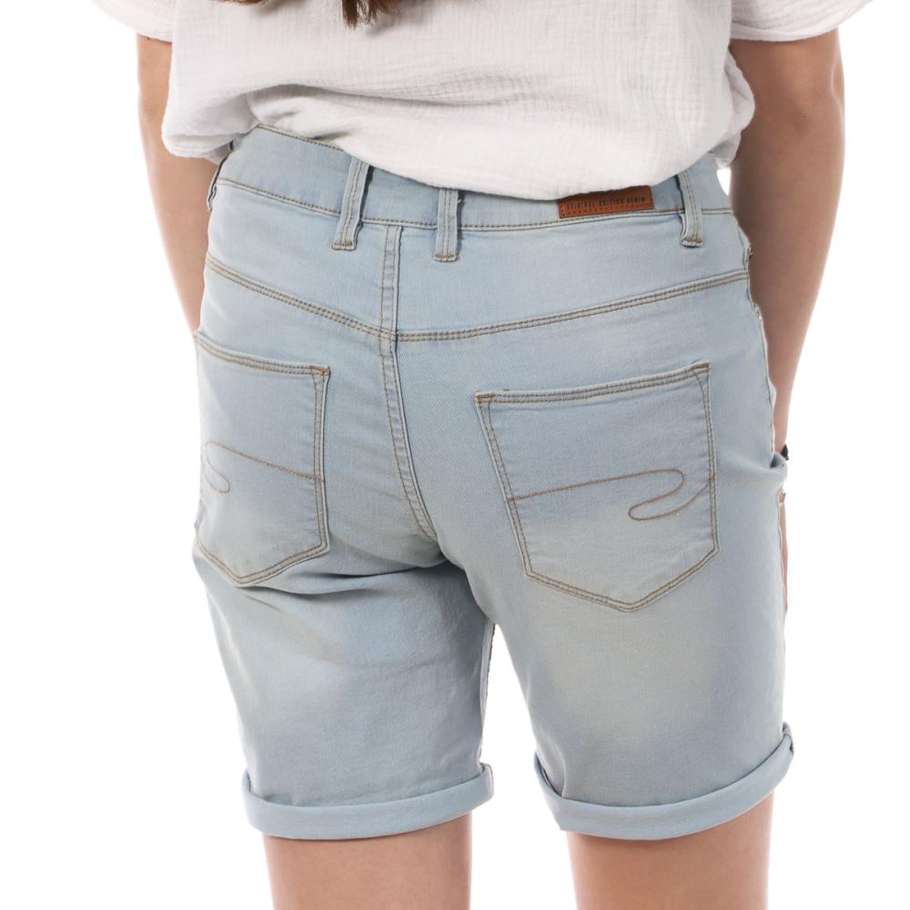 Bermudas en Jean Bleu Femme Lee Cooper Wopara vue 2