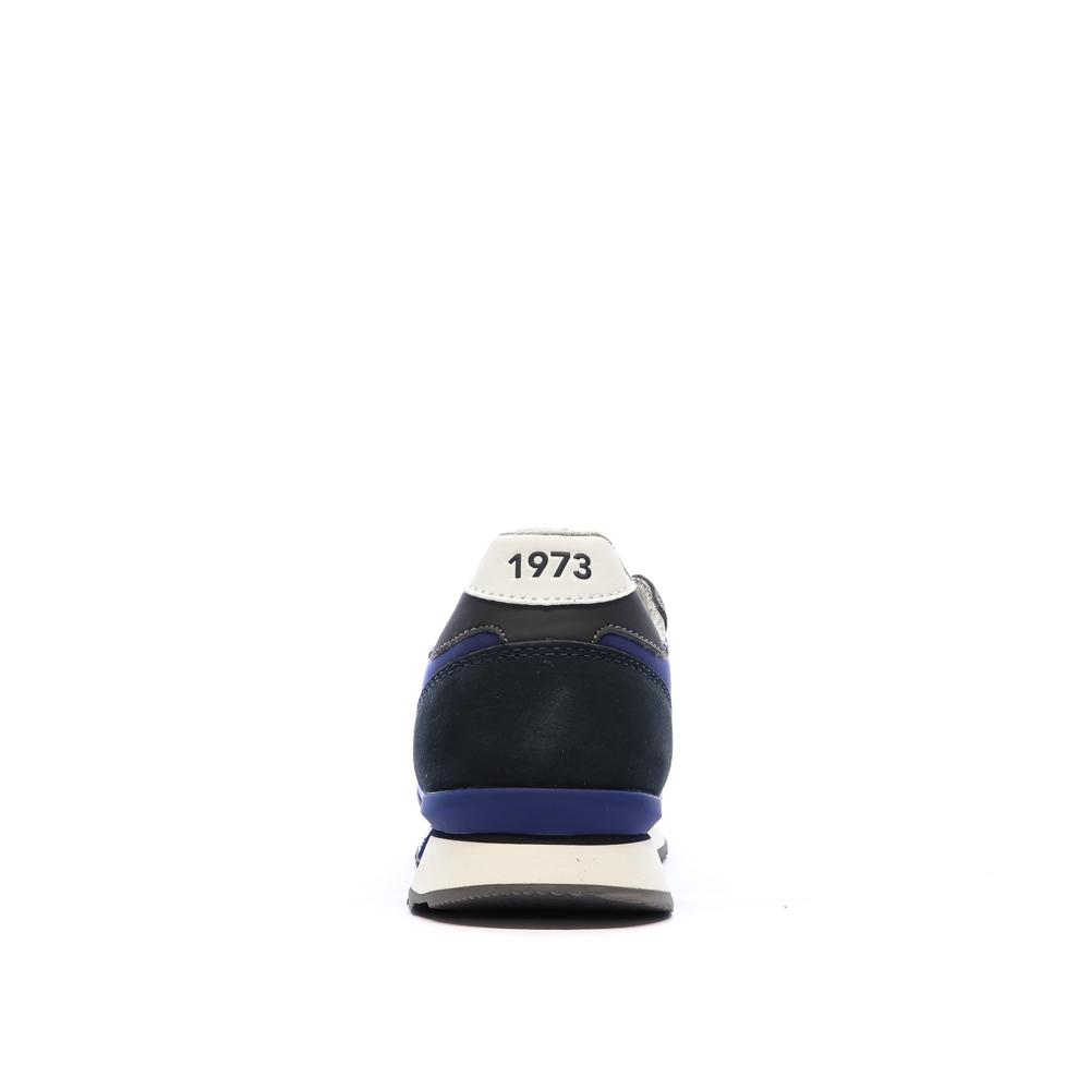 Baskets Gris/Bleu Homme Pepe Jeans Brit Mixt vue 3