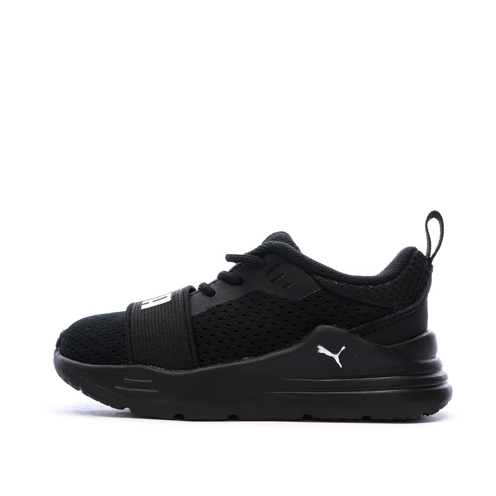 Baskets Noir Garçon Puma Puma Wired Run pas cher