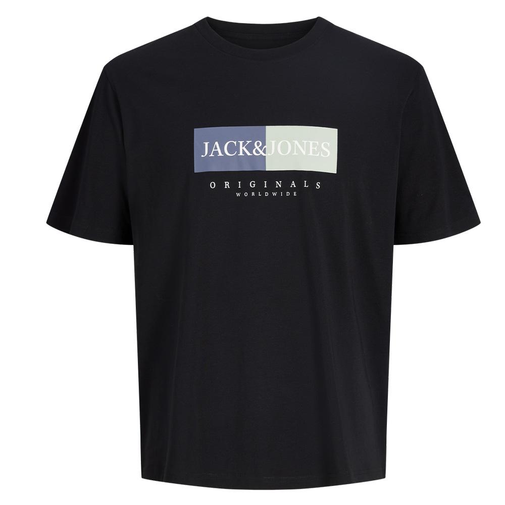 T-Shirt Noir Homme Jack & Jones Frederiksberg pas cher