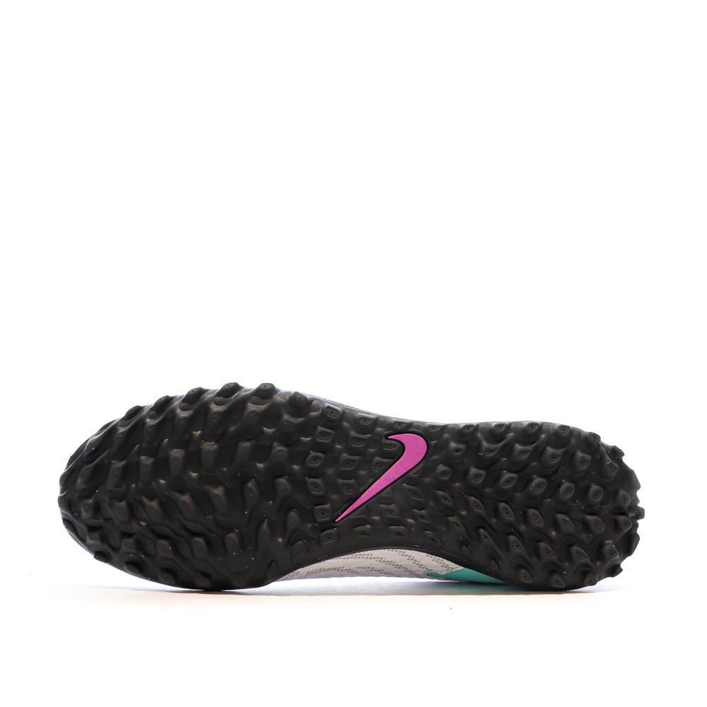 Chaussures de Foot Blanc/Vert Homme Nike Phantom GX Academy TF vue 5