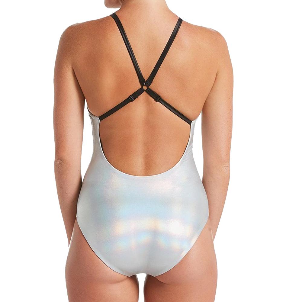 Maillot de bain Gris Femme Nike Flash vue 2