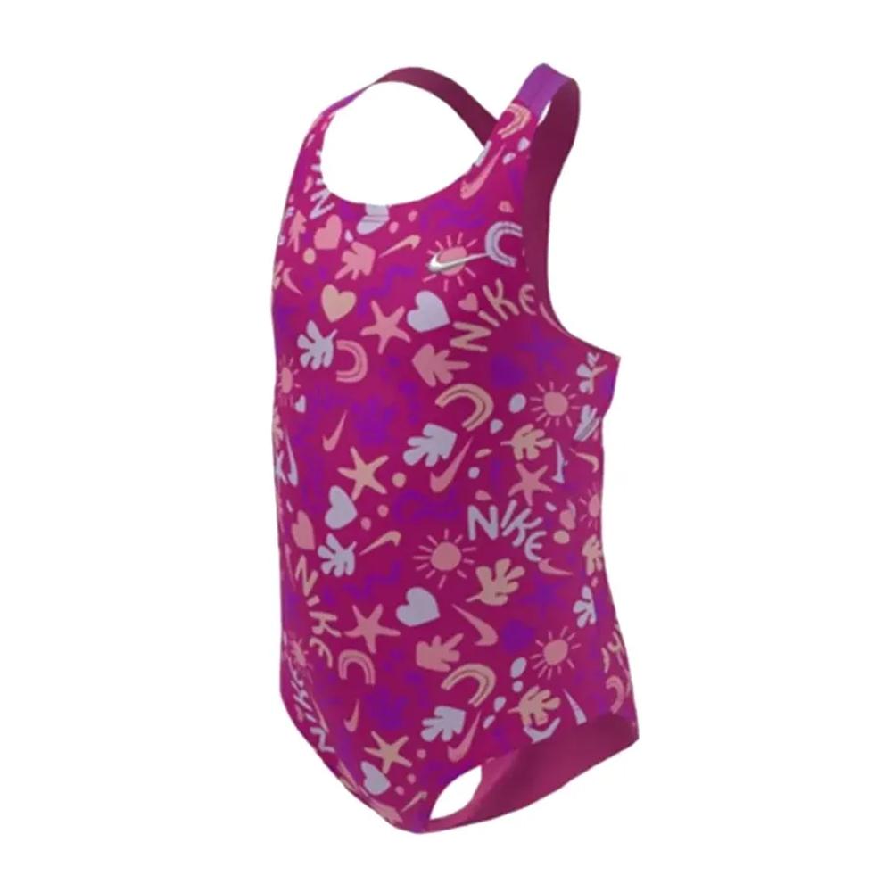 Maillot de bain Rouge/Violet Fille Nike Racerback pas cher