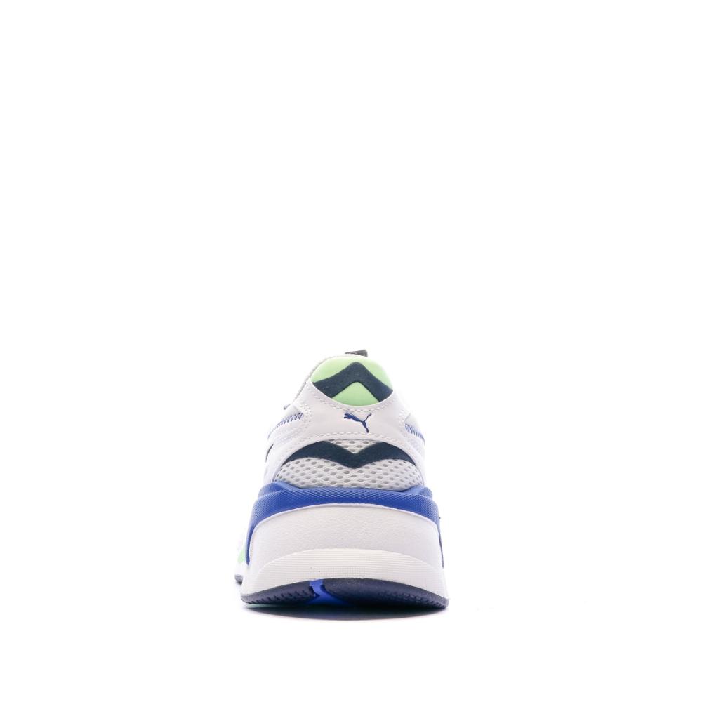 RS-X³ Baskets Blanc/Bleu/Vert Homme Puma vue 3