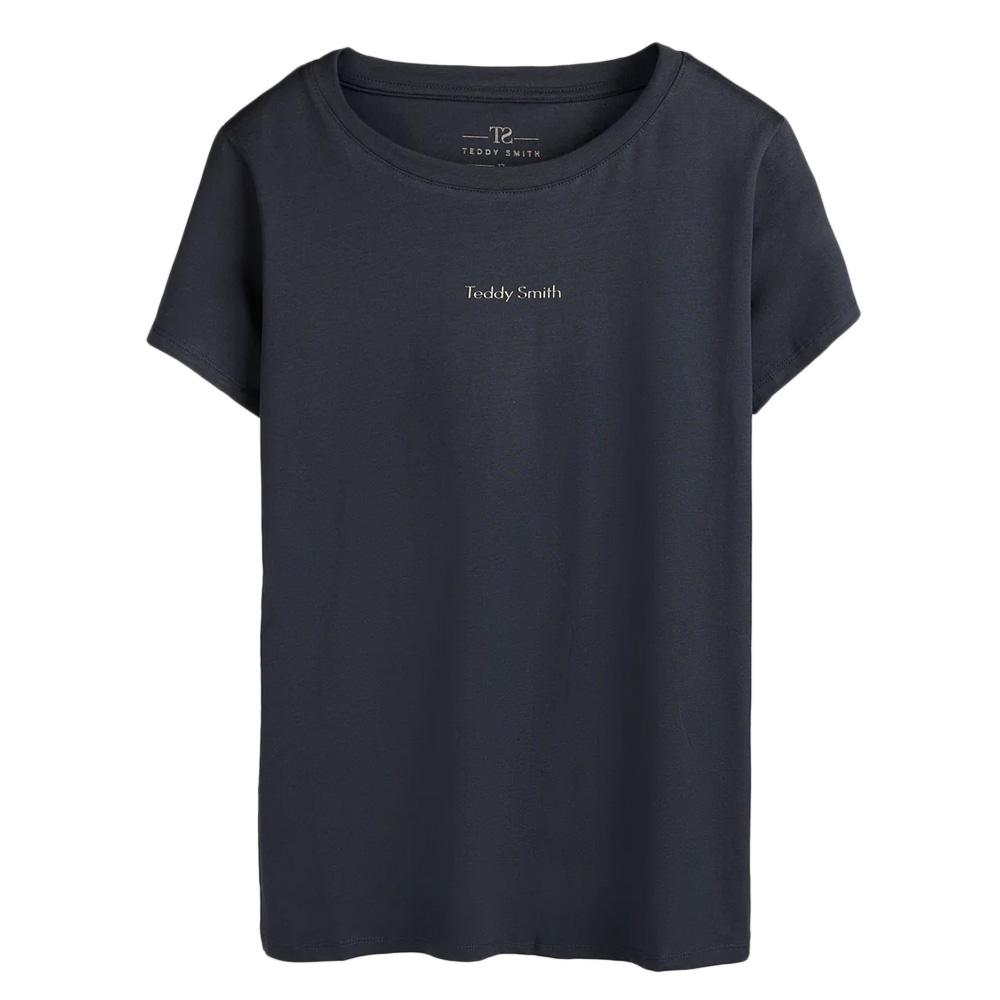 T-shirt Marine Fille Teddy Smith Ribelles pas cher