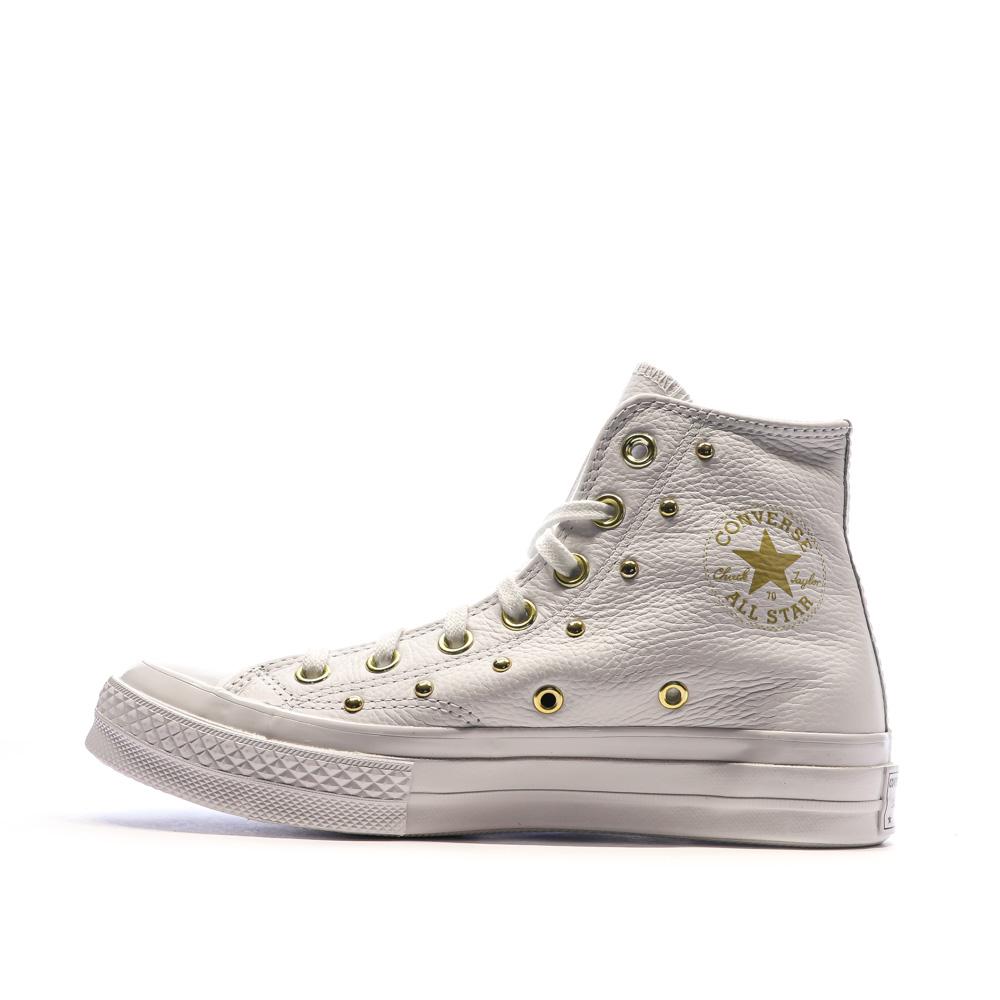 Baskets Blanches Femme Converse Chuck 70 A06808C pas cher