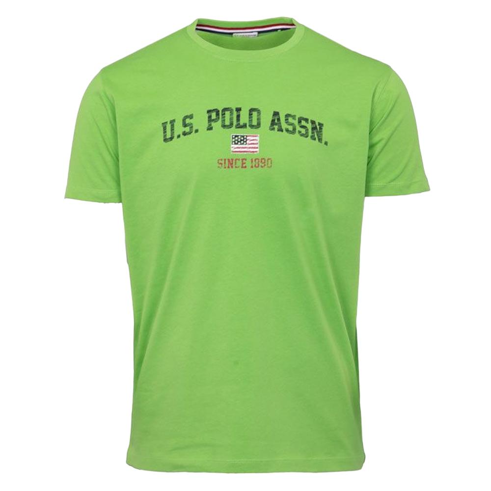 T-Shirt Vert Homme US Polo ASSN Nick pas cher